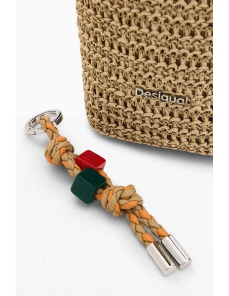 Porta móvil desigual rafia charms