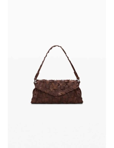 Bolso desigual trenzado pequeño