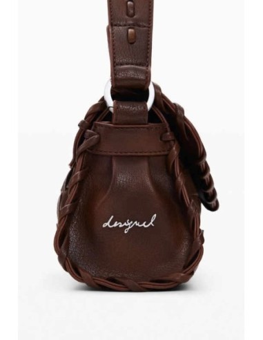 Bolso desigual trenzado pequeño