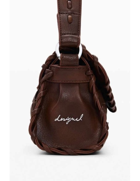 Bolso desigual trenzado pequeño
