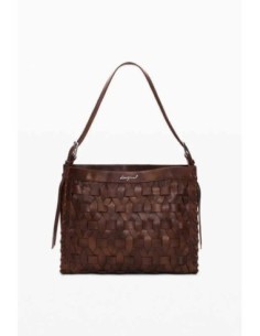 Bolso desigual mediano trenzado