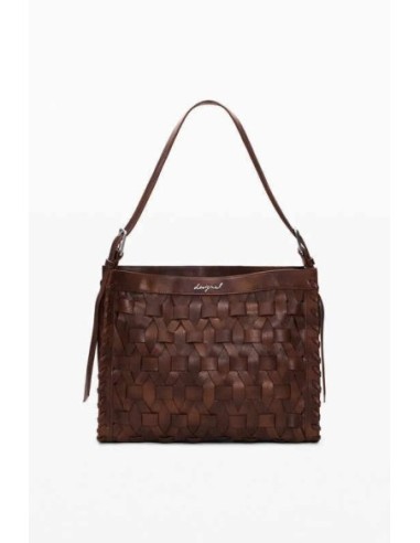 Bolso desigual mediano trenzado