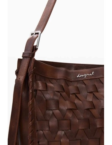Bolso desigual mediano trenzado