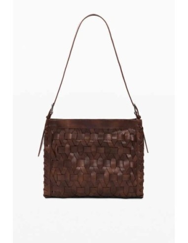 Bolso desigual mediano trenzado