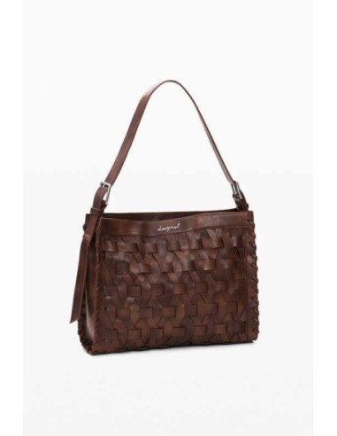 Bolso desigual mediano trenzado