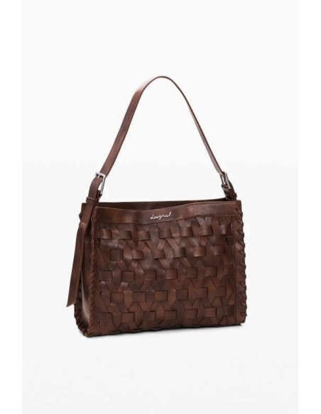 Bolso desigual mediano trenzado