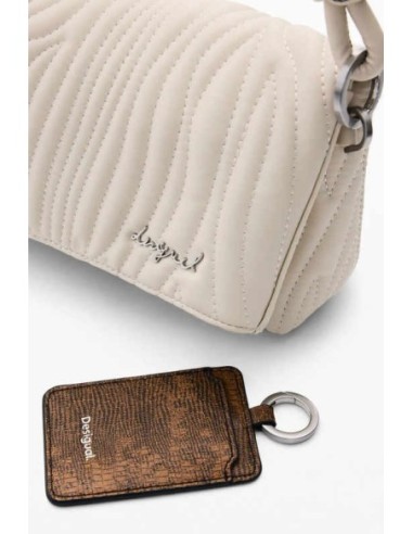 Bolso desigual grabados crudo