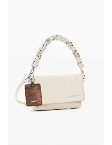 Bolso desigual grabados crudo