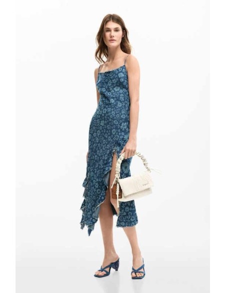 Bolso desigual grabados crudo