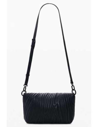 Bolso desigual grabados negro