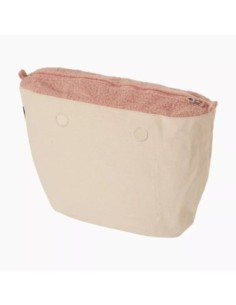 Bolsa Interna O bag Lana Rizada Rosa Smoke