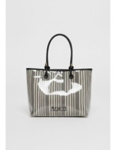 Bolso shopper lona-vinilo Noco negro