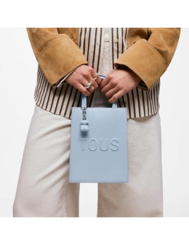 Minibolso pop azul grisáceo TOUS Back to basics