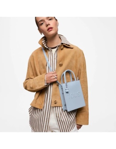 Minibolso pop azul grisáceo TOUS Back to basics
