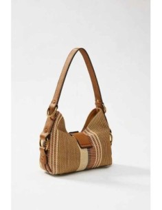 Bolso al hombro Guess Camden pequeño multi marrón 2