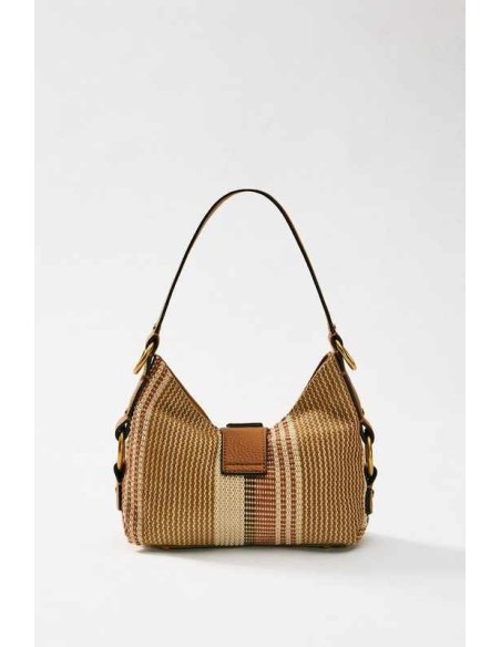 Bolso al hombro Guess Camden pequeño multi marrón
