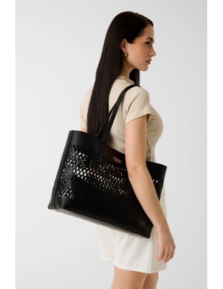 Bolso Guess Letty Shopper Negro