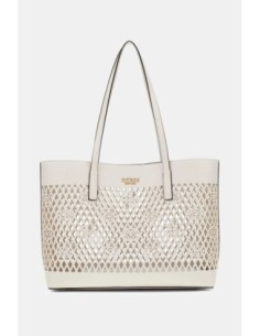 Bolso Guess Letty Shopper Crema