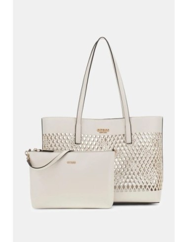 Bolso Guess Letty Shopper Crema