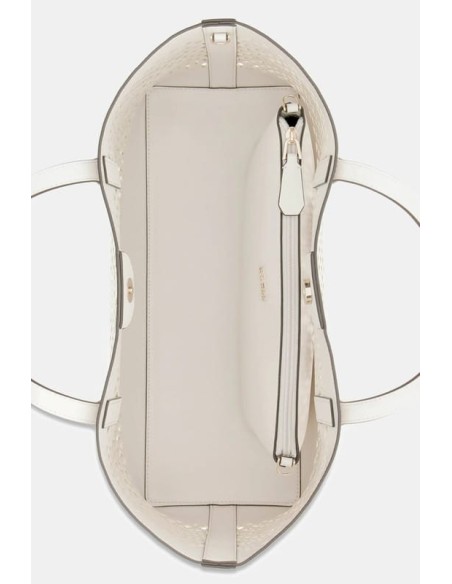 Bolso Guess Letty Shopper Crema