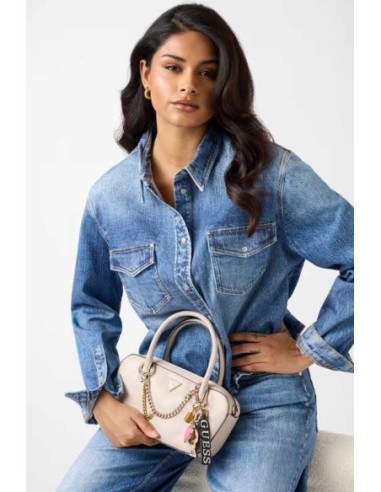 Bolso Davina Charms Guess Beige