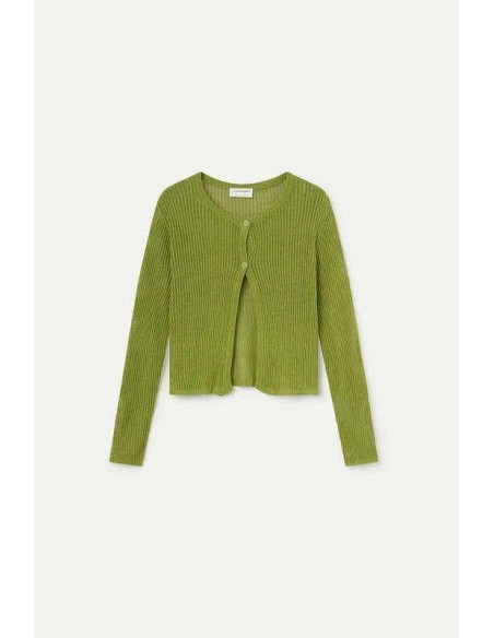 Cárdigan punto verde Compañia fantástica