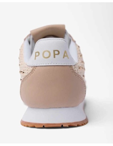 Zapatilla Kira Tachas Beige Popa