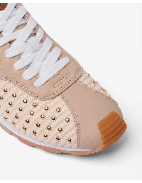 Zapatilla Kira Tachas Beige Popa