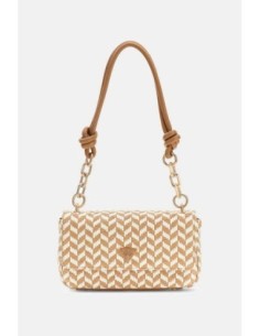 Bolso al hombro Tessi Guess marrón-multi