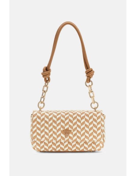 Bolso al hombro Tessi Guess marrón-multi