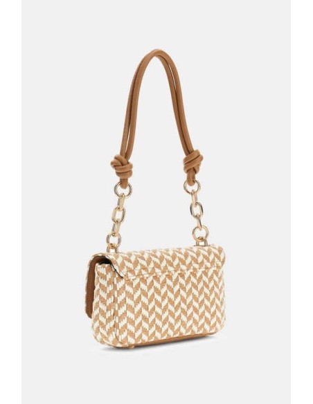 Bolso al hombro Tessi Guess marrón-multi