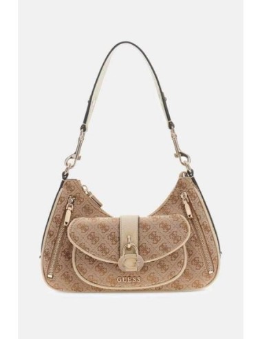 Bolso al hombro Jessa Guess Beige multi