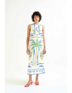 Vestido largo Palm & Mermaid Compañia Fantástica
