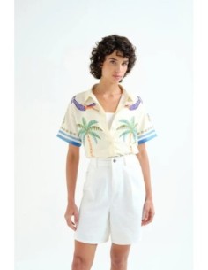 Camisa con estampado Palm & Mermaid Compañia Fantástica