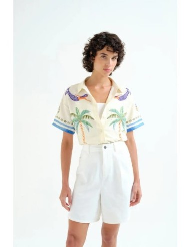 Camisa con estampado Palm & Mermaid Compañia Fantástica