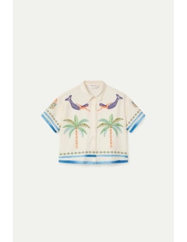 Camisa con estampado Palm & Mermaid Compañia Fantástica