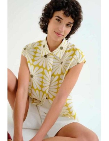 Camisa Olive Flower Compañia Fantástica