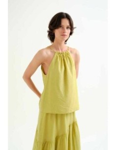 Top Halter Verde Compañia Fantástica