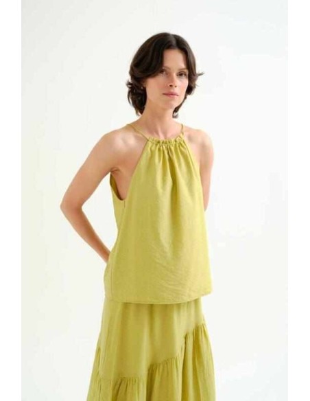 Top Halter Verde Compañia Fantástica