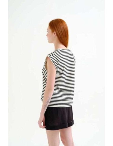 Camiseta rayas en negro y blanco Compañia Fantástica