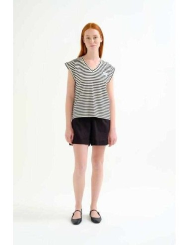 Camiseta rayas en negro y blanco Compañia Fantástica