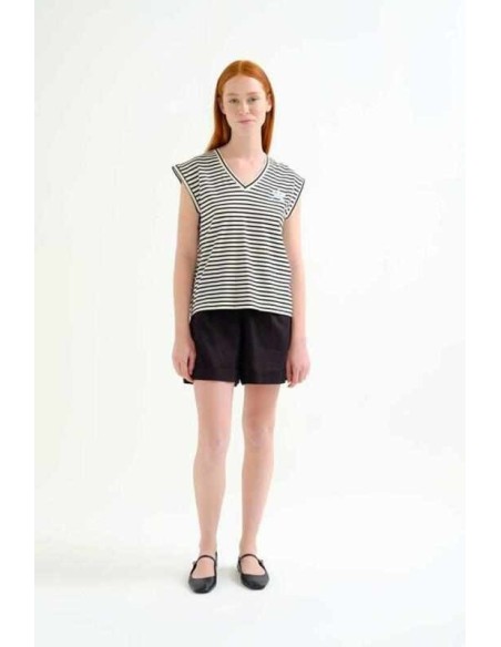 Camiseta rayas en negro y blanco Compañia Fantástica