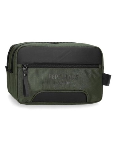 Neceser Pepe Jeans Bromley Dos Compartimentos Verde