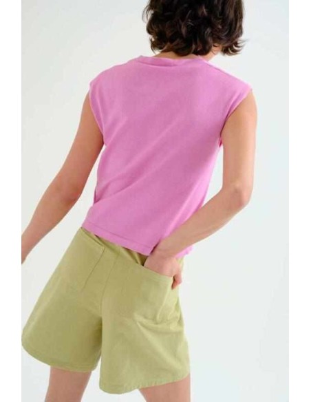 Shorts verde 100% algodón Compañia Fantástica