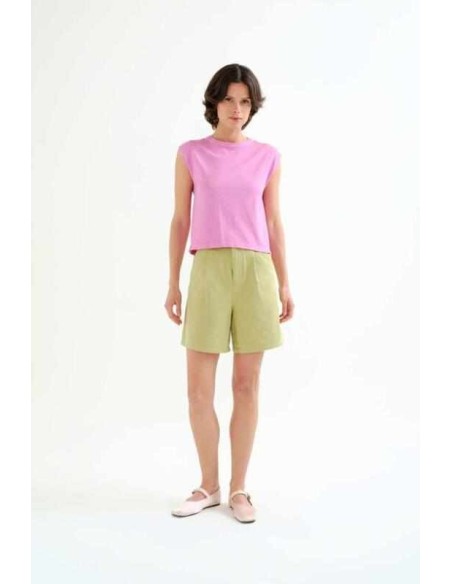 Shorts verde 100% algodón Compañia Fantástica
