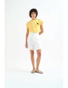 Shorts blanco 100% algodón Compañia Fantástica