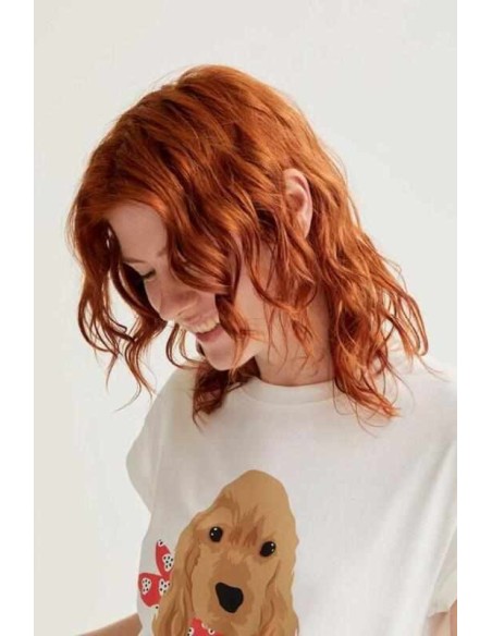 Camiseta con estampado de perrito Coker Compañia Fantástica