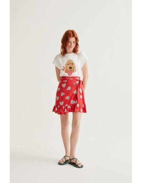Camiseta con estampado de perrito Coker Compañia Fantástica