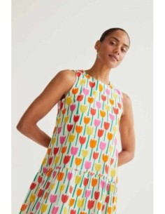 Vestido corto con estampado Tulipa Compañia Fantástica 2