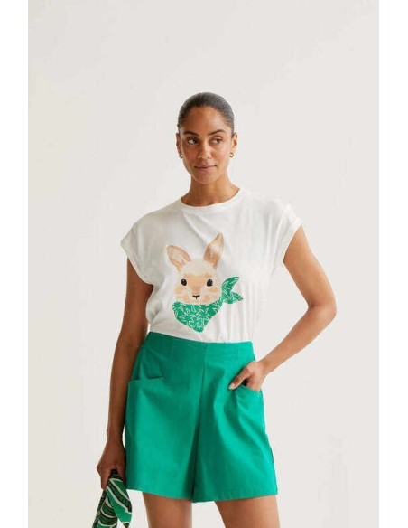 Camiseta con estampado de Conejito Compañia Fantástica